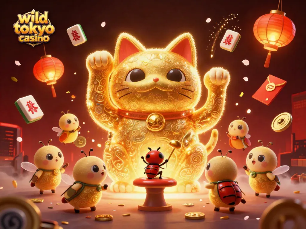Engage with thrilling games at wild tokyo casino featuring vibrant illustrations of luck and fortune.